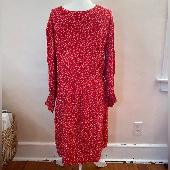 Gap | Red Pansy Dress - Picture 7 of 12